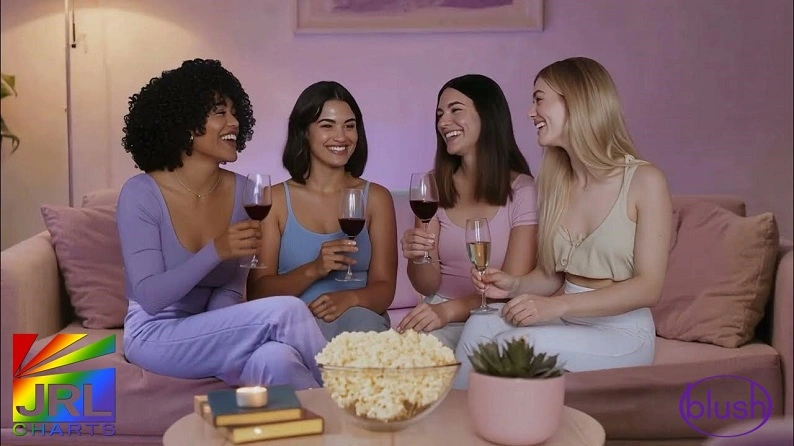 Wellness by Blush™ Girl’s Night Approved commercial promoting body-safe sexual wellness and self-care pleasure products
