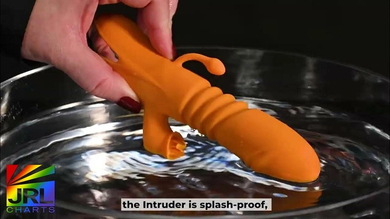 NASSTOYS Intruder Heat-Up Thruster Wiggling Rabbit vibrator featured in a product spotlight for sex toy retailers and buyers on JRL CHARTS.